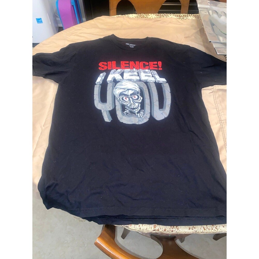 Jeff Dunham Achmed Silence I Keel You Comedy Tour Graphic T Shirt Black XXL